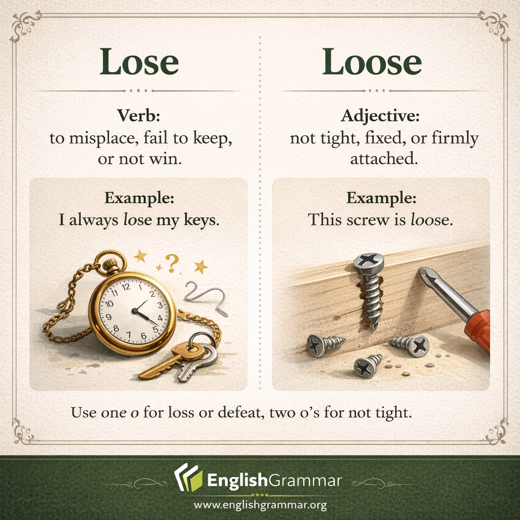 Lose vs. Loose