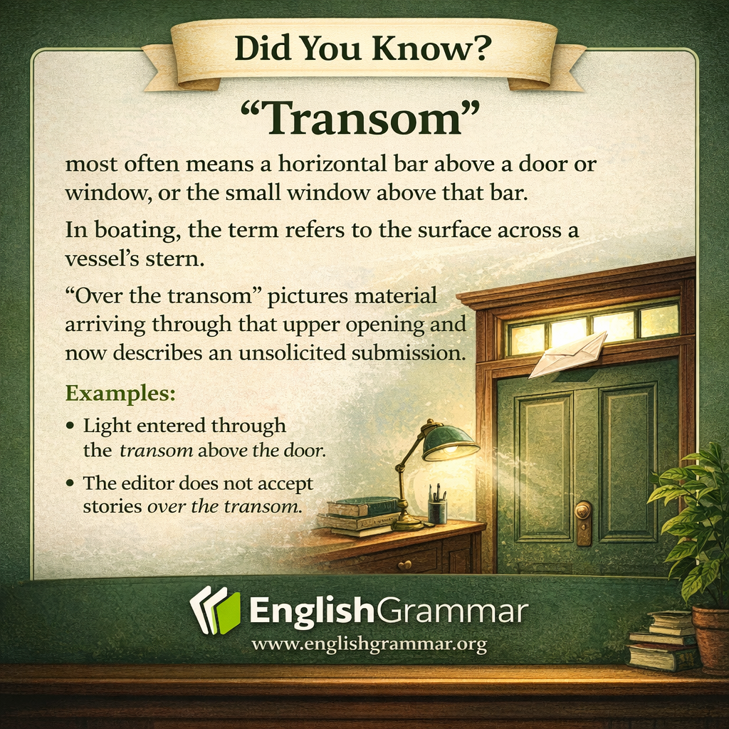 Transom