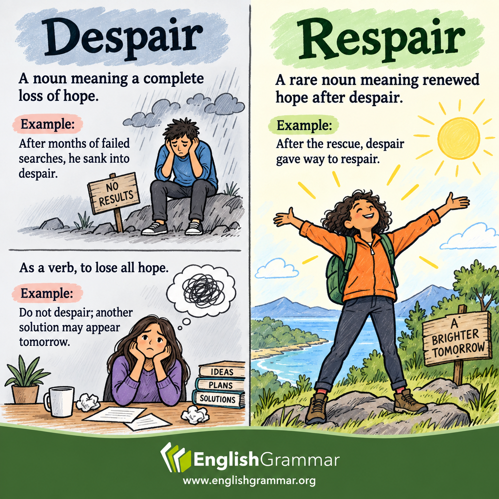Despair vs. Respair
