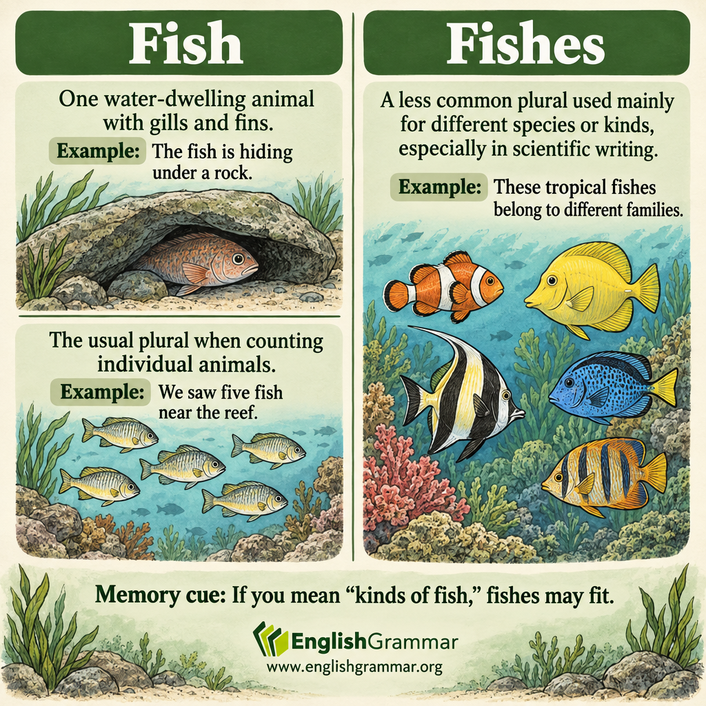 Fish vs. Fishes