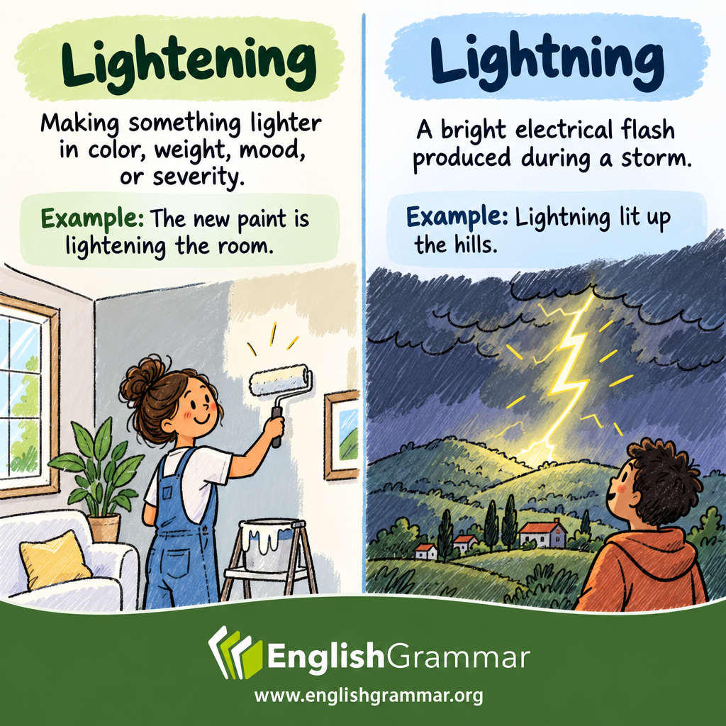 Lightening vs. Lightning