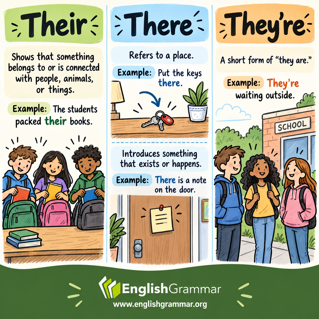 Their vs. There vs. They’re