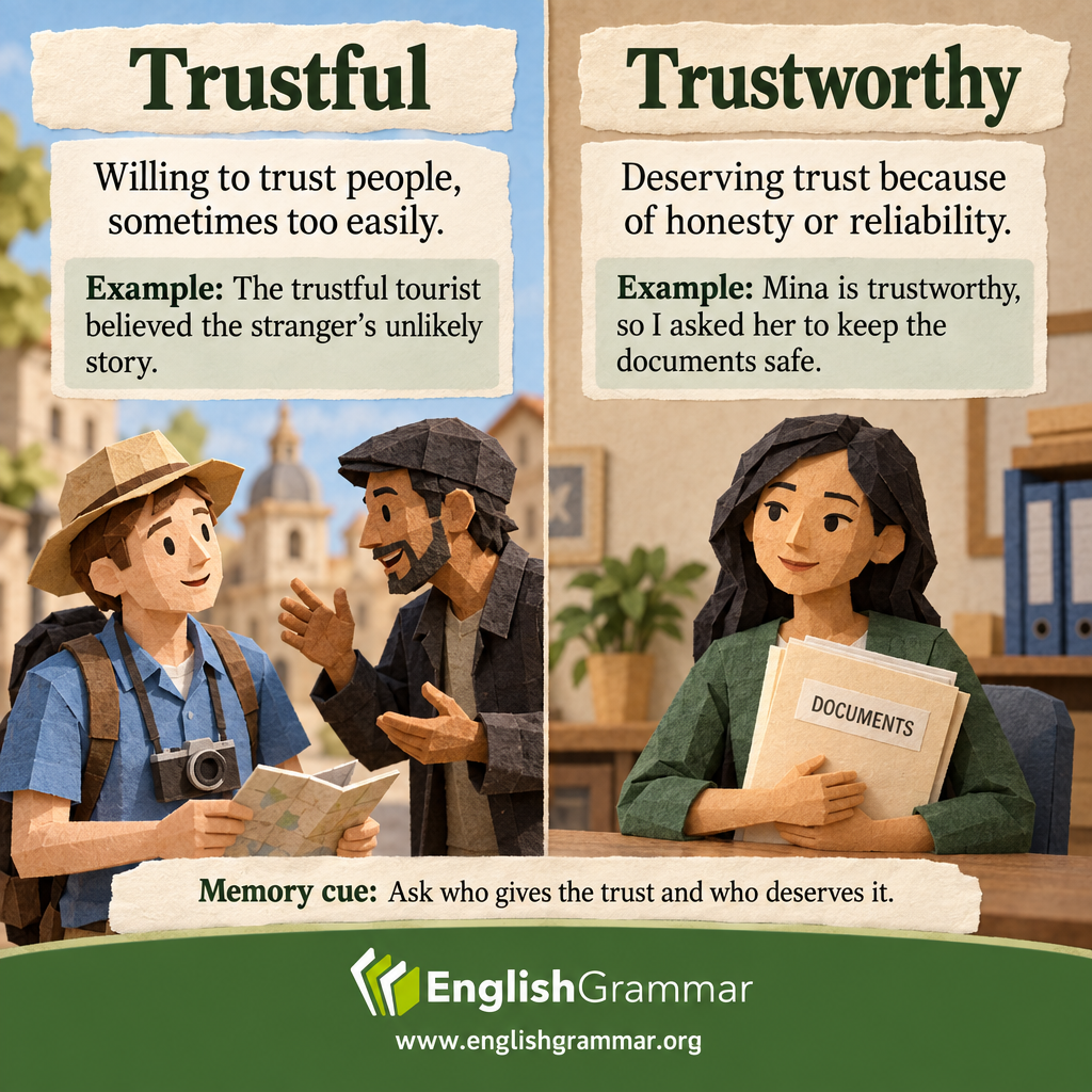 Trustful vs. Trustworthy