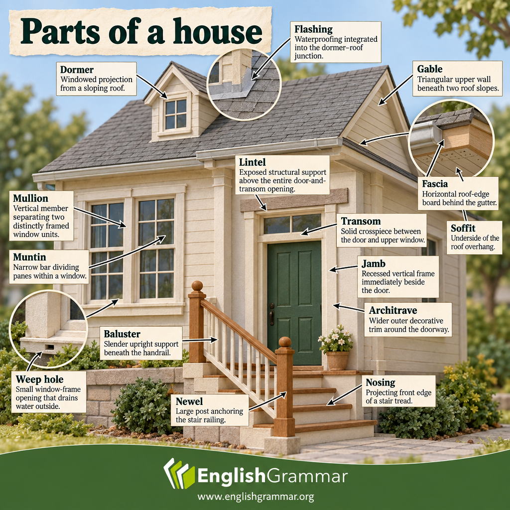 Parts of a house
