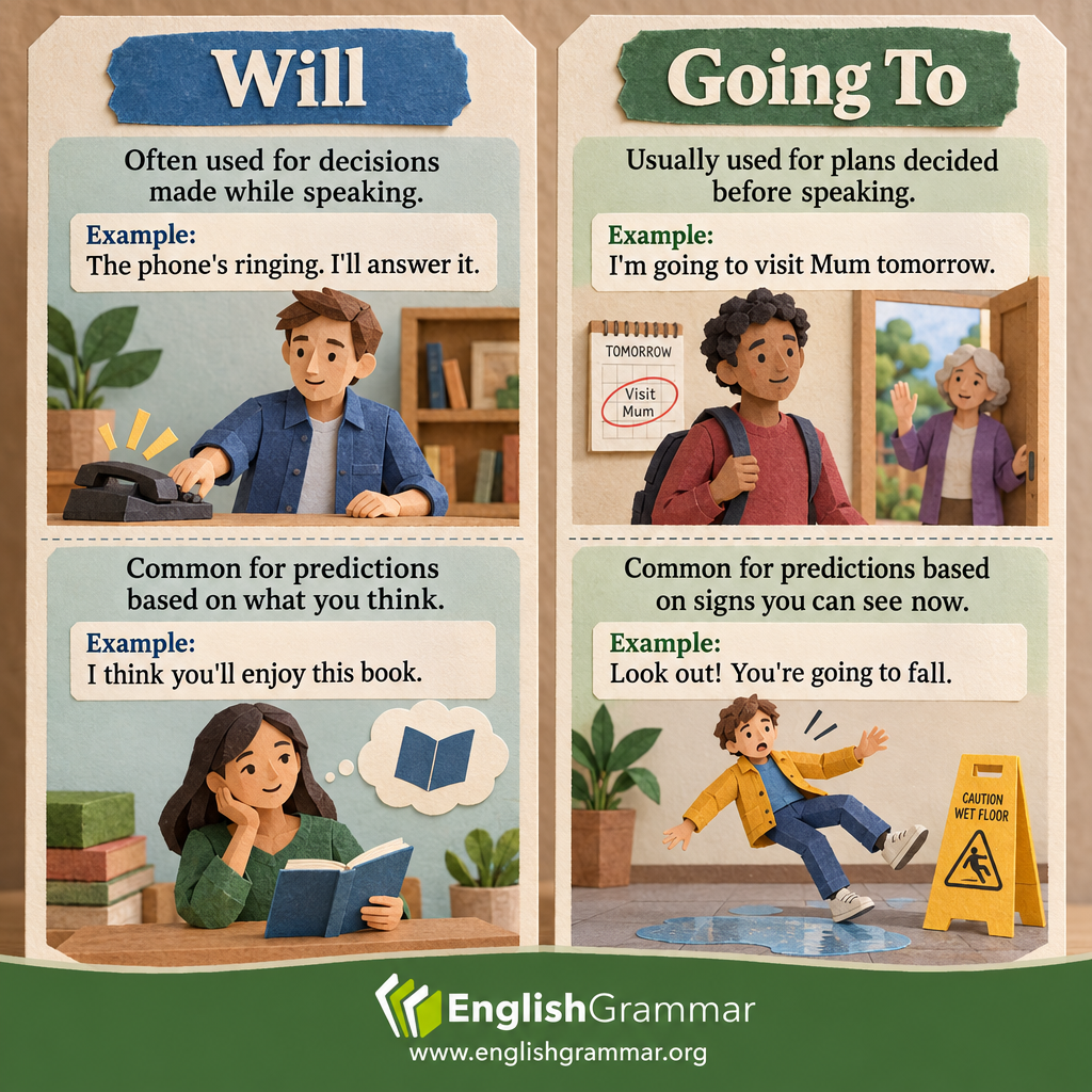 Will vs. Going To