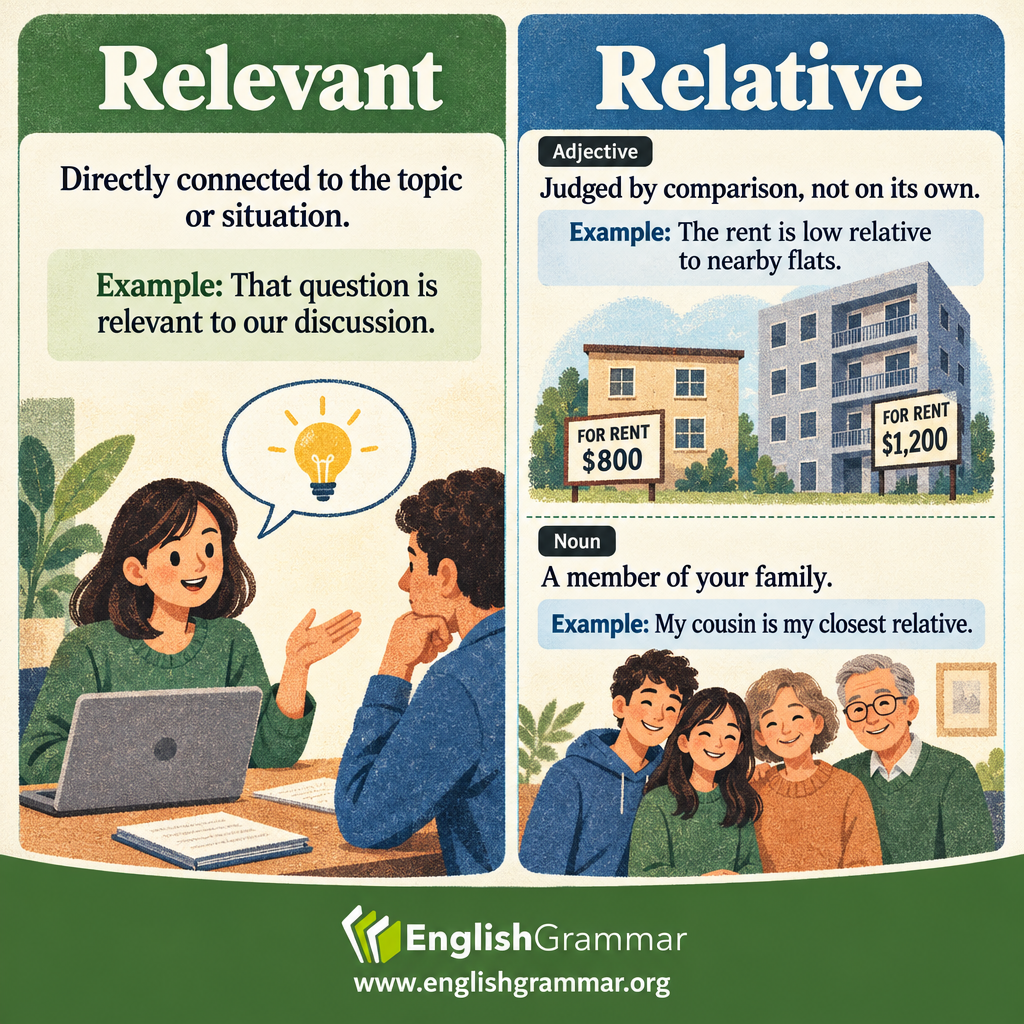 Relevant vs. Relative