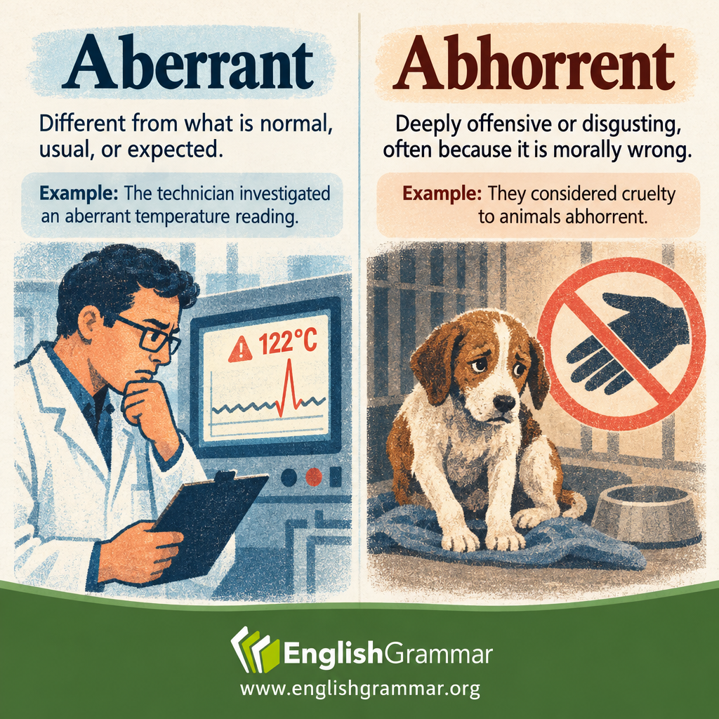 Aberrant vs. Abhorrent